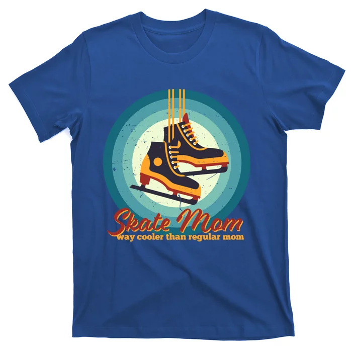 Vintage Retro Cool Skate Mom Ice Skating And Figure Skating Meaningful Gift T-Shirt